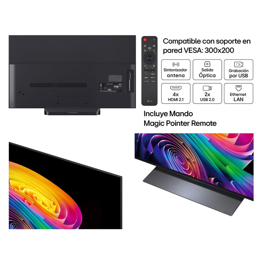 Smart TV OLED evo AI 48 pulgadas 4K OLED48C66
