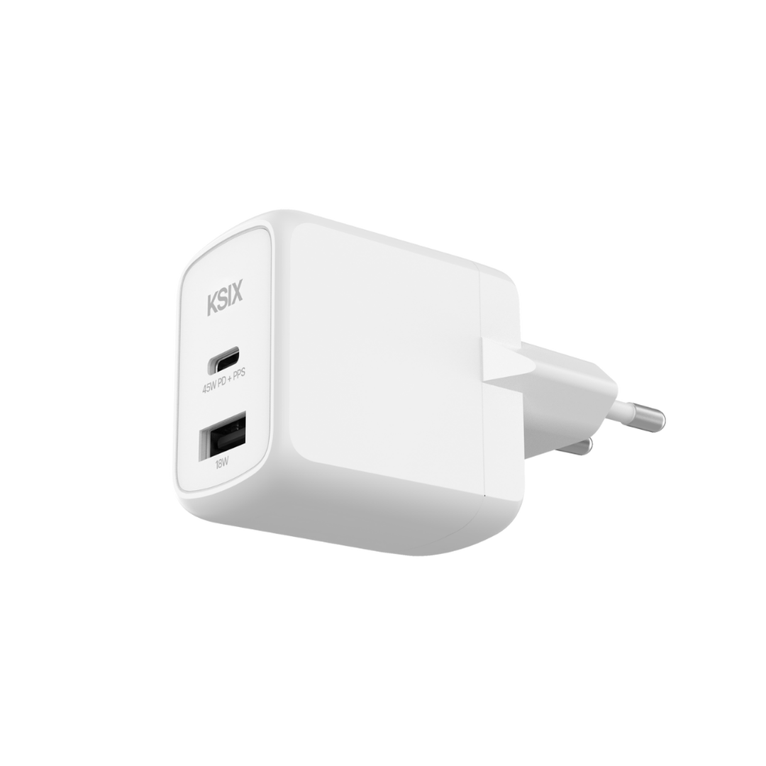 Cargador 45W+ Soporte Met&aacute;lico + Cable 240W