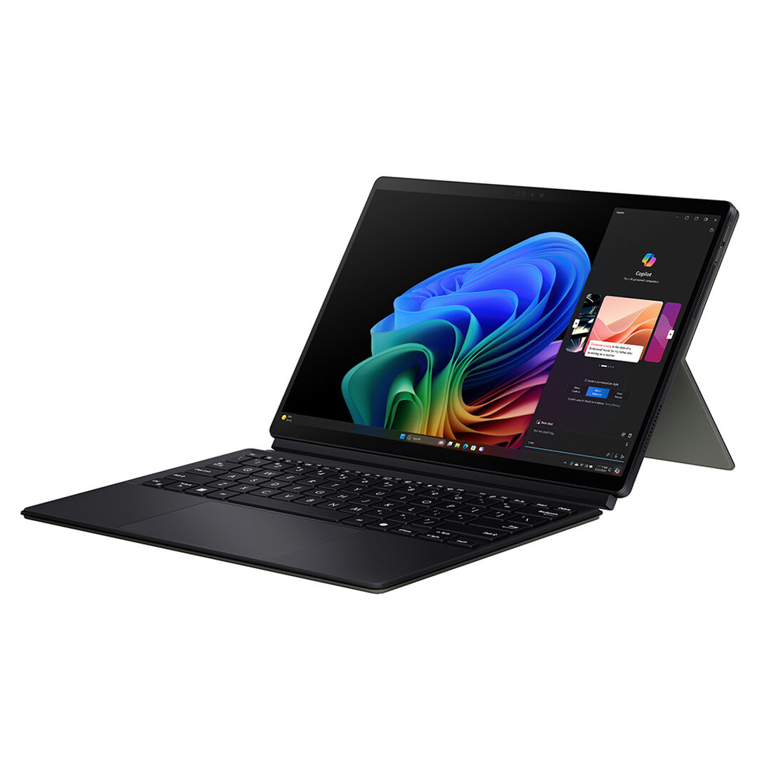 ASUS ProArt PZ13 OLED HT5306QA-LX004W Copilot+ PC - Ordenador Port&aacute;til 13.3" 3K (Qualcomm Snapdragon X Plus (X1P-42-100), 16GB RAM, 1TB SSD, Adreno GPU, Windows 11 Home) Negro Nano - Tec. QWERTY Esp, Qualcomm Snapdragon, 3,4 GHz, 33,8 cm (13.3"), 2880 x 1800 Pixeles, 16 GB, 1 TB