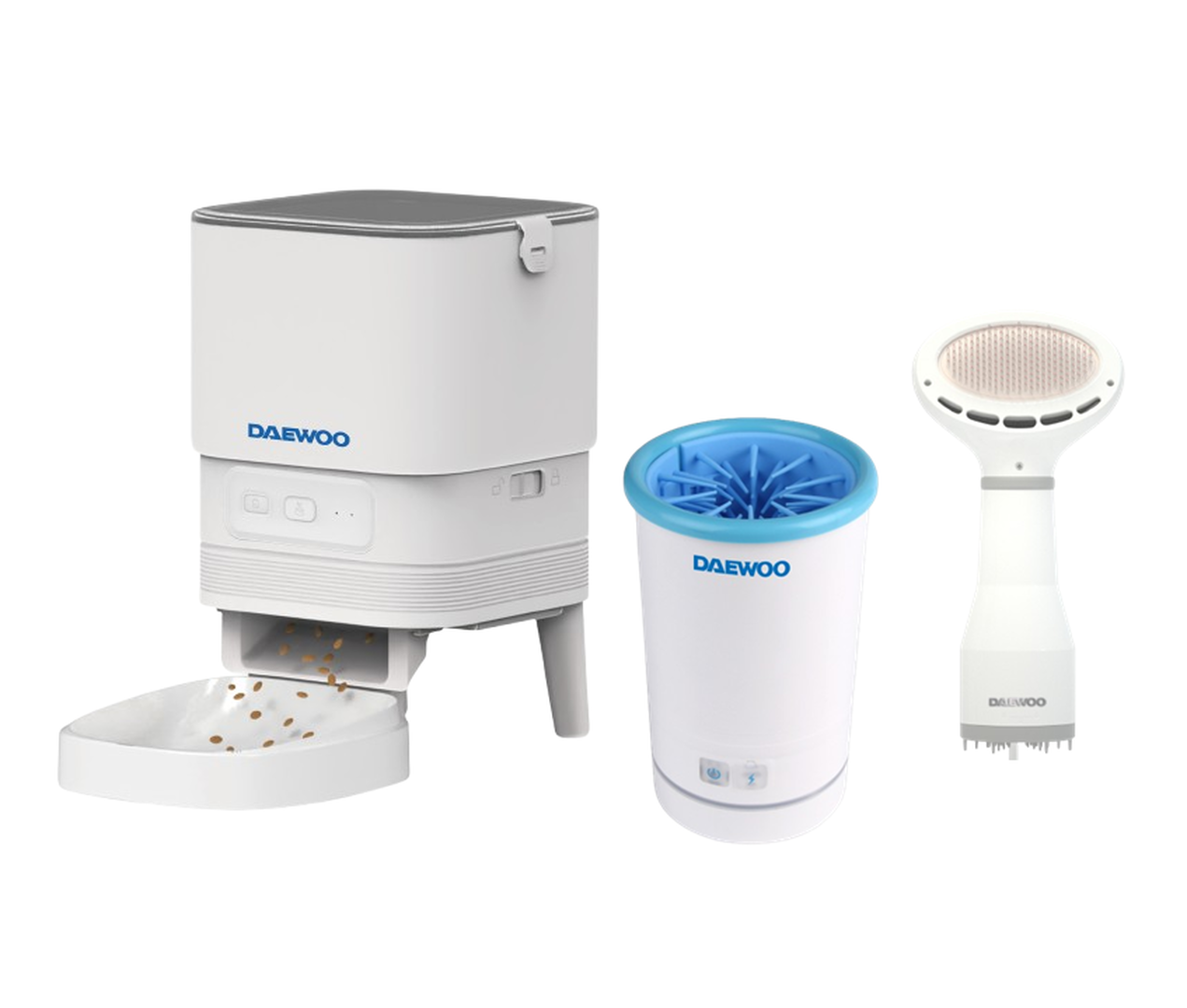 PACK Comedero + Limpiador masajeador + Secador