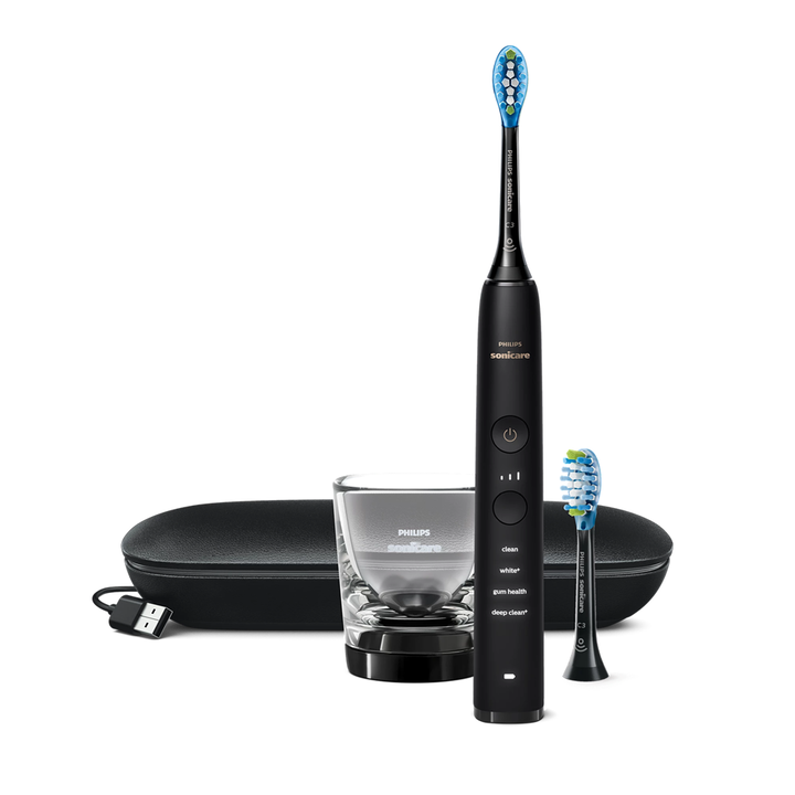 Cepillo dental recargable con sensor de presi&oacute;n, 4 modos y 3 intensidades