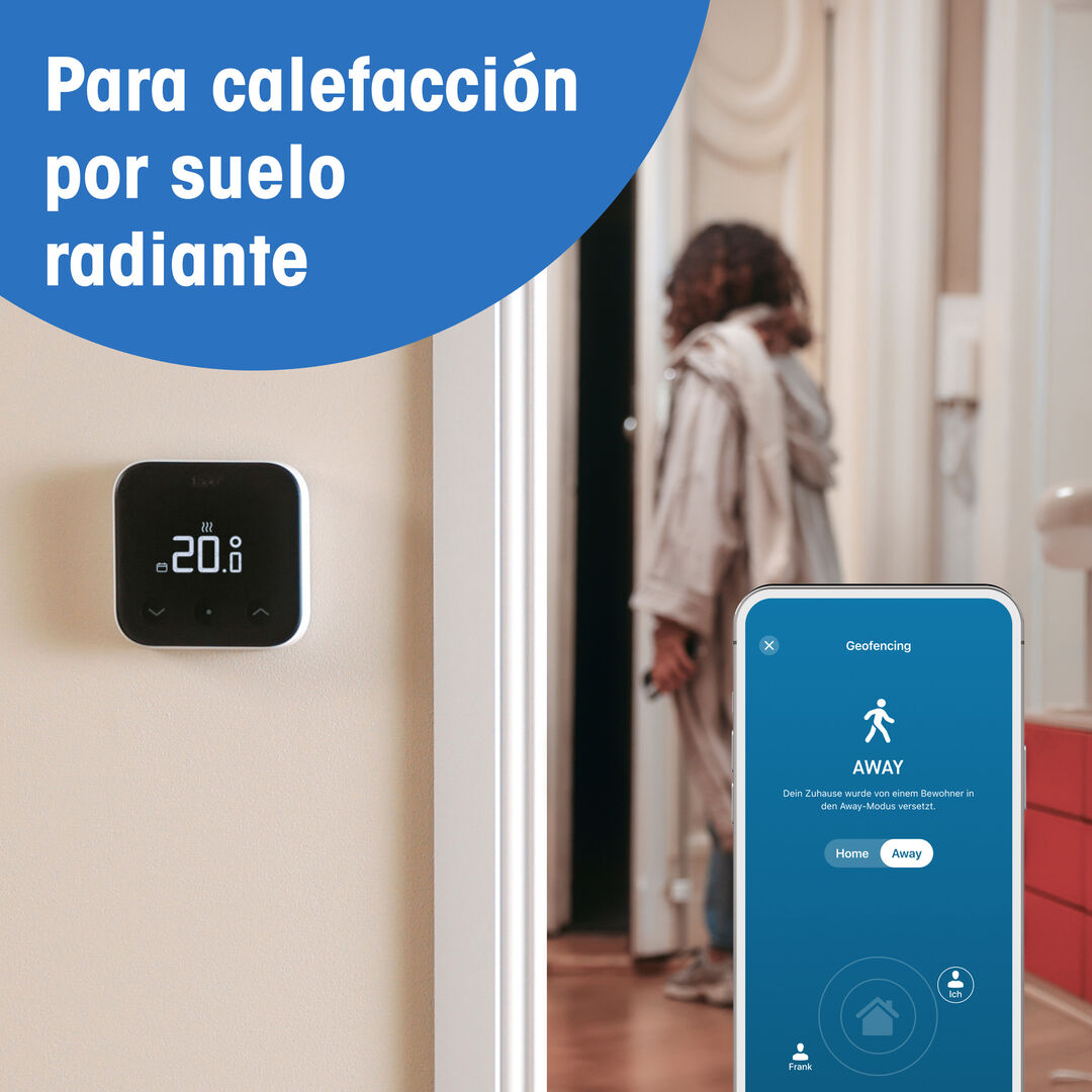 Controla la temperatura de tu hogar con el Termostato inteligente de Tado. Podrás controlar la calefacción de suelo radiante, adaptar el clima de tu hogar e incluso programar horas en las que encender y apagar este termostato. Gestiónalo todo desde la comodidad de tu smartphone, en cualquier momento y en cualquier lugar.