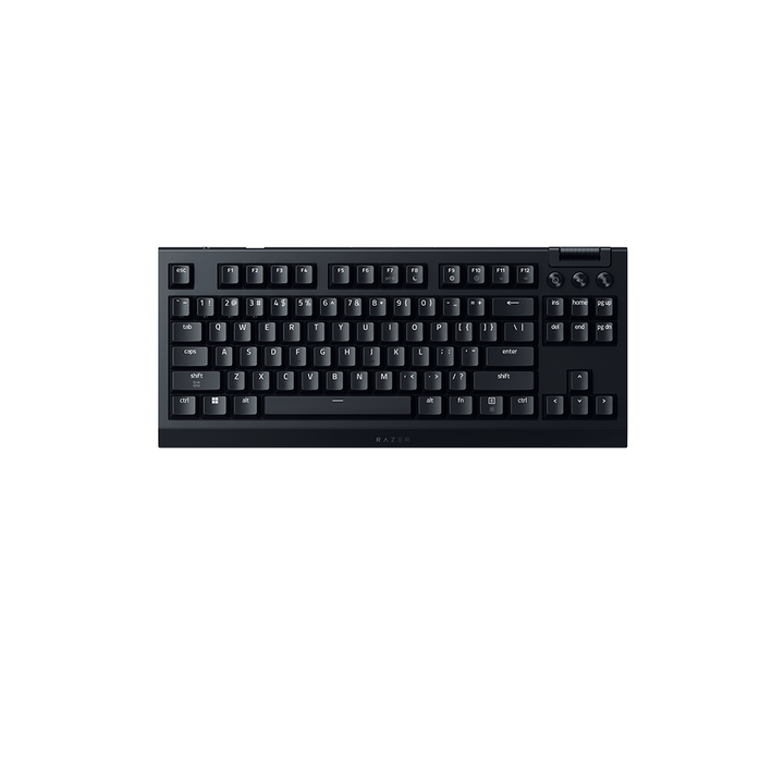 Razer BlackWidow V4 Tenkeyless HyperSpeed (Orange Tactile Switch) - Teclado Gaming inal&aacute;mbrico con tecnolog&iacute;a &ldquo;Hot Swap&rdquo; - Bluetooth & HyperSpeed 1000Hz - Snap Tap - QWERTY ES-Dise&ntilde;o | Negro