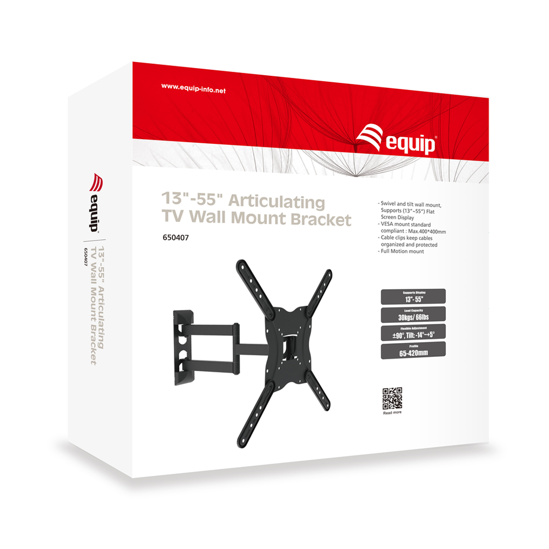 Soporte de pared articulado para TV de 23"-55"