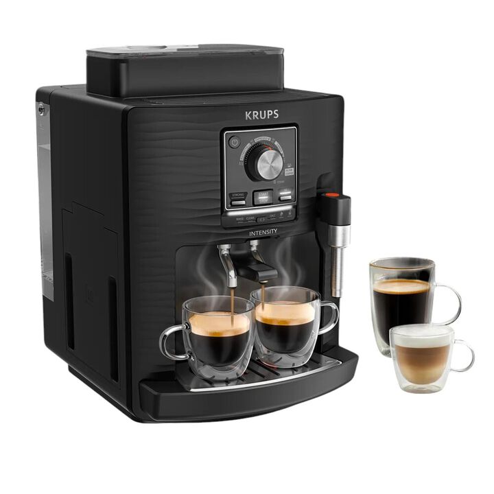Dise&ntilde;ado para gustar y facilitar tu vida. Nuestra m&aacute;quina de espresso totalmente autom&aacute;tica, te permite preparar un ristretto, espresso, lungo o caf&eacute; de filtro perfecto con un simple movimiento de la rueda. Con un espumador manual para deliciosos capuchinos y lattes, esta c&oacute;moda cafetera est&aacute; dise&ntilde;ada con limpieza 100% autom&aacute;tica para facilitar su uso.