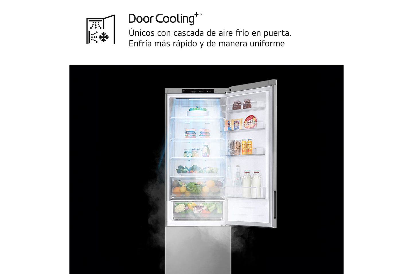 Frigor&iacute;fico Combi GBV21NCDPYInox antihuellas