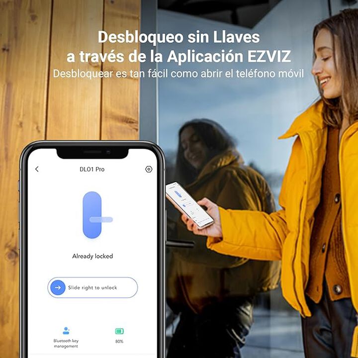 Pack de seguridad inteligente para tu hogar. Incluye la cerradura inteligente DL01 Pro, el teclado DL01CP y el hub A3-R200 para un control total y acceso remoto. ¡Protege tu hogar con la ltima tecnología!