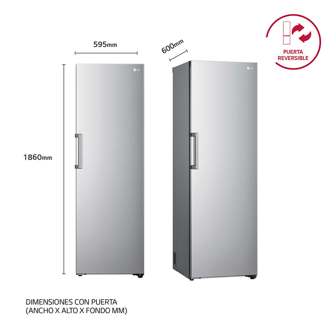 Frigor&iacute;fico No Frost GLT51PZGSZ 386 L Inox