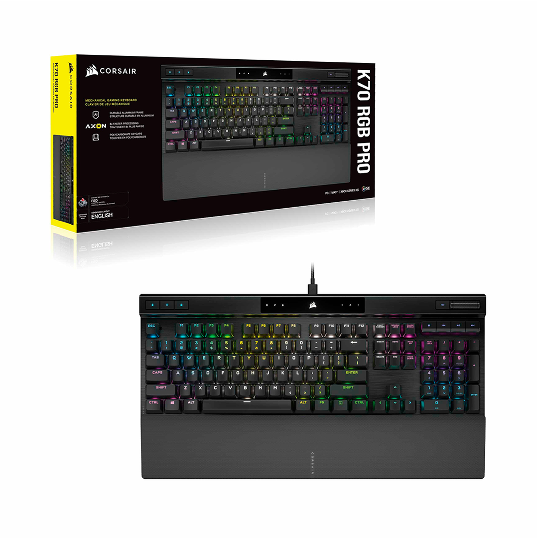 Teclado Gaming K70 PRO-BLK-MX Red-RGB
