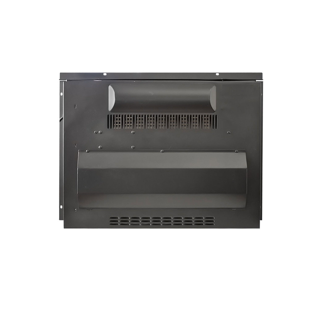 La CHE-620 es una chimenea mural con un dise&ntilde;o minimalista en forma de cuadrado extraplano y panel frontal curvado, fabricado en cristal templado en color negro. Dispone de un panel de control y mando a distancia, desde donde podr&aacute;s controlar la altura de las llamas, ajustar el termostato y programar el apagado autom&aacute;tico gracias a su temporizador (6h). Incluye todo lo necesario para su instalaci&oacute;n, en poco tiempo y de manera muy sencilla podr&aacute;s encastrar la chimenea para dar a tu hogar un toque &uacute;nico.

Su tama&ntilde;o (LxPxH: 61.4 x 13 x 44.5 cm) y su solidez (8.5Kg) te permitir&aacute;n desplazar la chimenea all&aacute; donde m&aacute;s necesitas, ayudando a generar un ambiente acogedor y totalmente seguro gracias a su protecci&oacute;n contra sobrecalentamiento. Es adecuada para calentar una estancia de 18m2 .

Funcionan gracias a un avanzada tecnolog&iacute;a por convecci&oacute;n ultra silenciosa, de gran potencia (2000W) y bajo consumo (40W) que s&oacute;lo requiere enchufarla a la corriente el&eacute;ctrica para comenzar a disfrutar en pocos segundos de un agradable calor.

La che-620 es una chimenea el&eacute;ctrica encastrable que proporciona un efecto de llama real pero sin la necesidad de encender el fuego ni tener que preocuparte por el humo o los restos de ceniza.