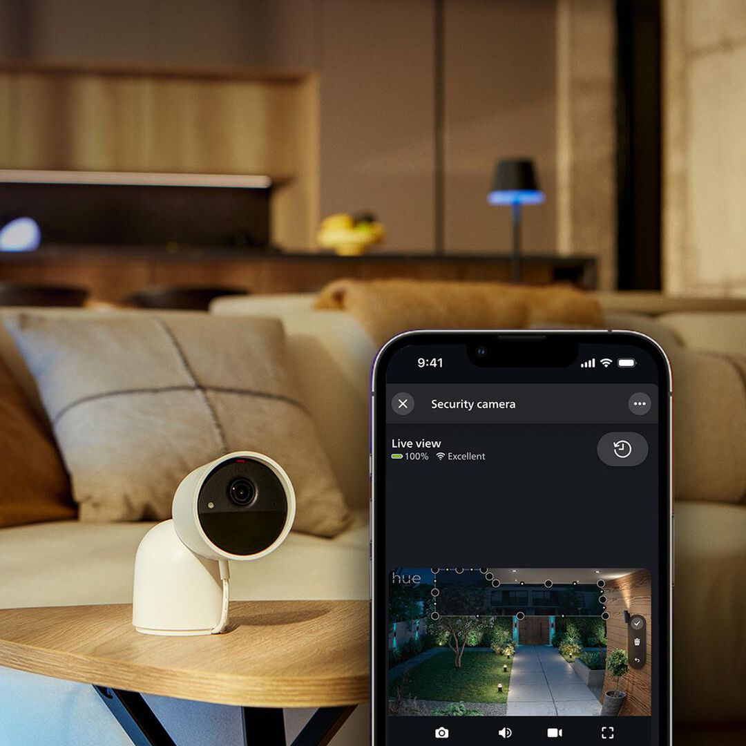 C&aacute;mara Videovigilancia Hue Secure 2K sobremesa