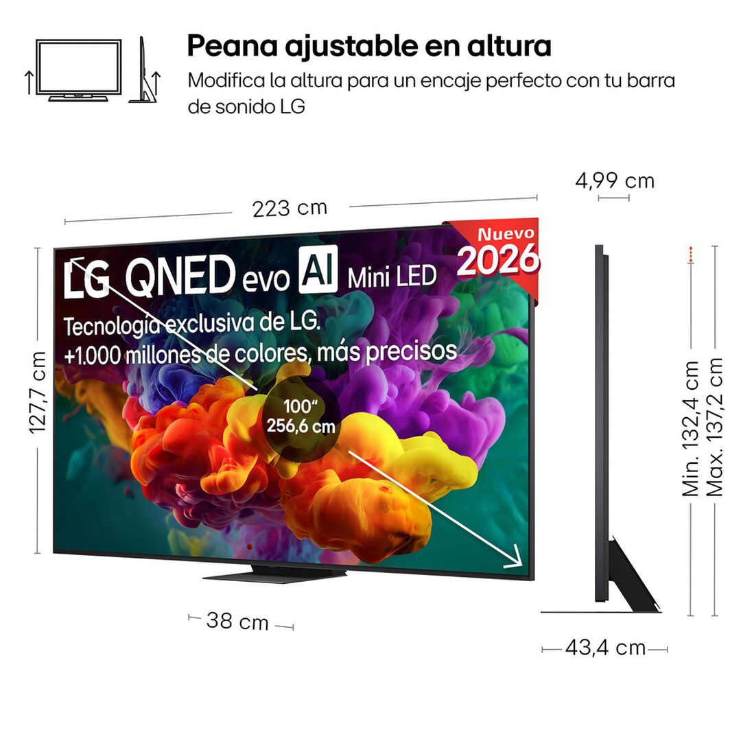 Smart TV QNED evo MiniLED 100 pulgadas 100QNED87B