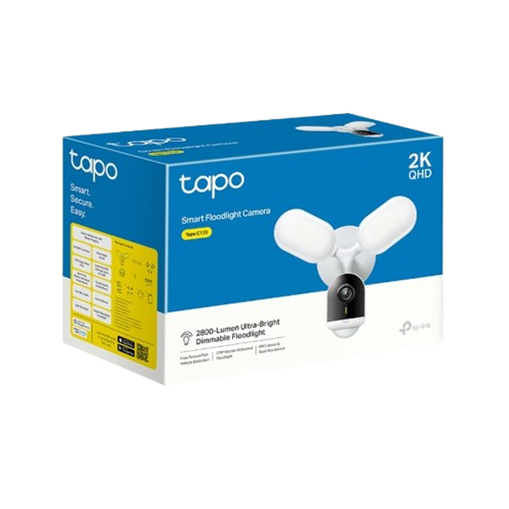 C&aacute;mara de Vigilancia para Exteriores con Foco Ultrabrillante, Vista 2K y Detecci&oacute;n por IA