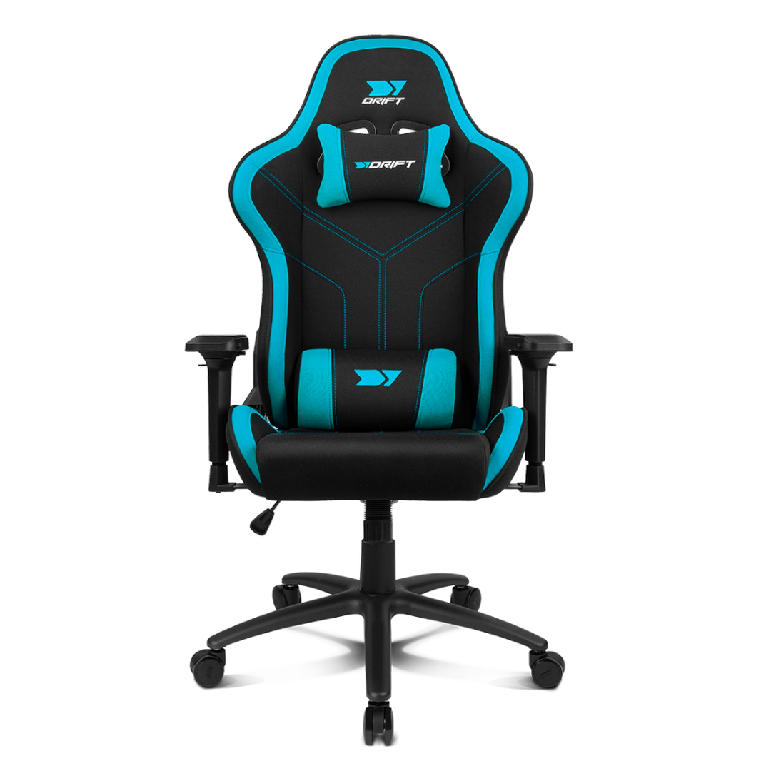 Silla Gaming DR110 Negro/Azul tela
