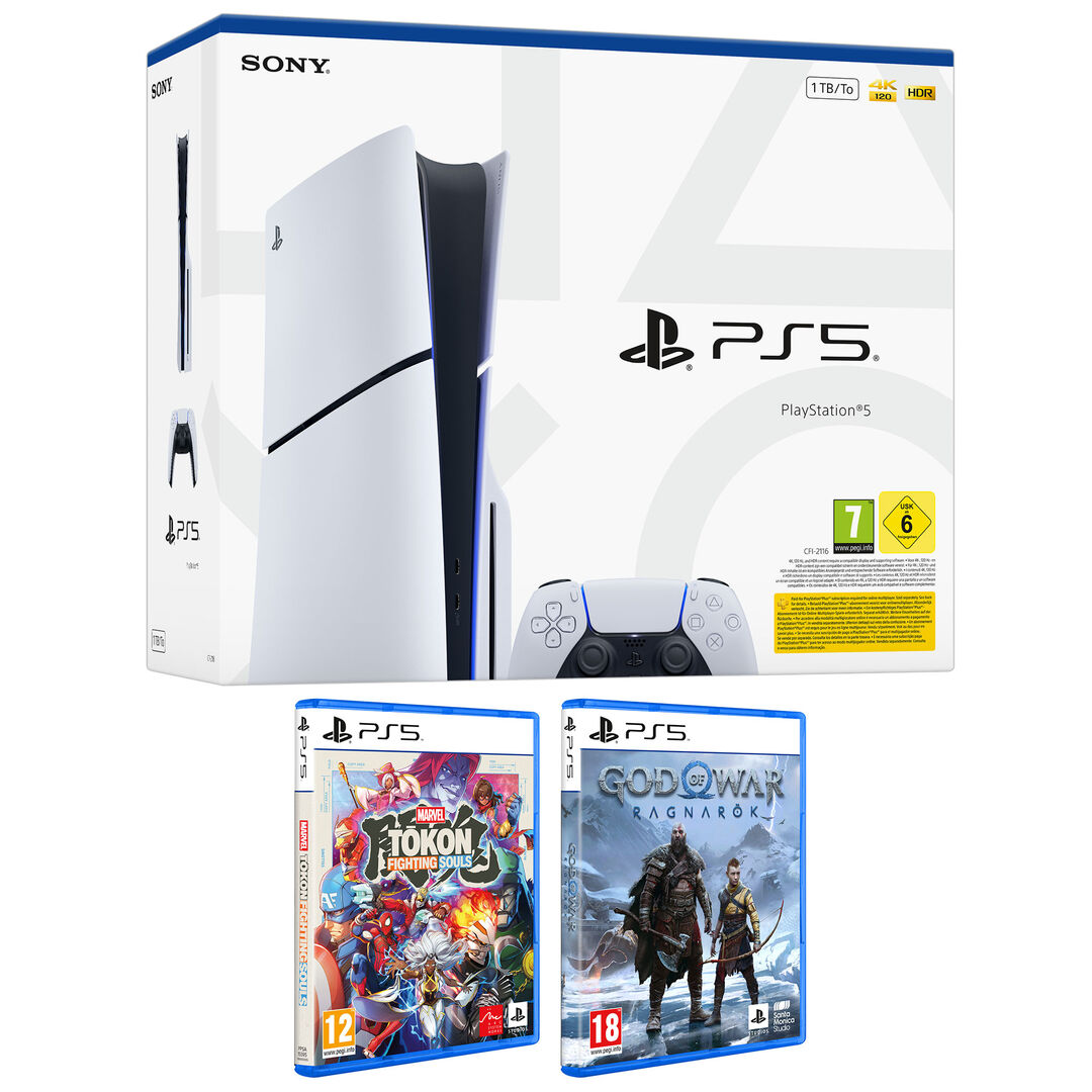 Pack PS5 Lector + Tōkon + GOW Ragnar&ouml;k