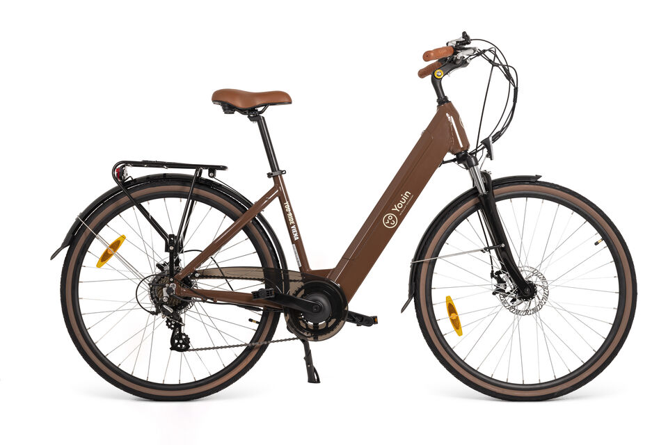 eBIKE  Viena - PASEO - RUEDA 28&rdquo; - BAT. INTEGRADA Y EXTRAIBLE - OCRE