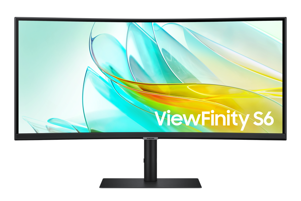  Monitor ViewFinity S6 S65UC de 34” con Resolución Ultra WQHD, Pantalla con curvatura 1000R, HDR, Conectividad USB-C, Modo EyeCare, Negro