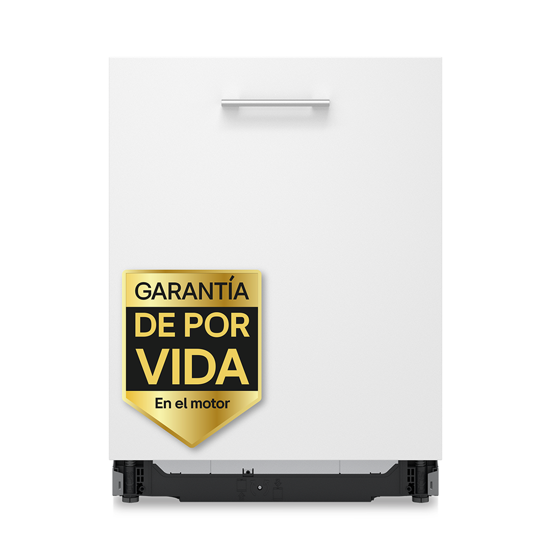 Lavavajillas integrable LG 14 cubiertos con QuadWash, EasyRack Plus y Wi-Fi ThinQ