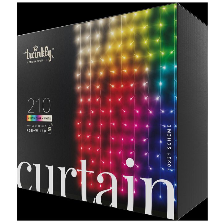 Muestra tu lado m&aacute;s colorido con Twinkly Curtain, luces LED inteligentes. Cuelga donde quieras para crear la iluminaci&oacute;n perfecta, personalizar tu sala de juegos o decorar para fiestas de verano.
Mapea f&aacute;cilmente la pantalla tipo display usando la c&aacute;mara de tu smartphone y la app Twinkly para desbloquear efectos infinitamente personalizables en m&aacute;s de 16 millones de colores, crear tus propias animaciones desde cero y conectar virtualmente otras luces Twinkly. Perfecto para usar tanto en interiores como en exteriores. La tecnolog&iacute;a patentada utiliza la c&aacute;mara de tu smartphone y la aplicaci&oacute;n para mapear la posici&oacute;n de cada LED sin importar d&oacute;nde coloques tus luces. Reproduce efectos personalizados ilimitados y crea los tuyos usando una paleta de m&aacute;s de 16 millones de colores, incluido el blanco c&aacute;lido. Conecta virtualmente varias Cortinas y agr&uacute;palas con otras luces Twinkly para actuar como una &uacute;nica pantalla extendida o reproducir efectos de iluminaci&oacute;n sincronizados. &Uacute;salo con Twinkly Music y mira c&oacute;mo las luces bailan en tiempo real con tus canciones favoritas. Usa Curtain con la herramienta Twinkly Screen Mirror o con&eacute;ctalo a Razer Chroma RGB o OMEN Light Studio para inundar tu sala de juegos con el color de cada uno de tus movimientos ganadores en una experiencia inmersiva y reactiva.