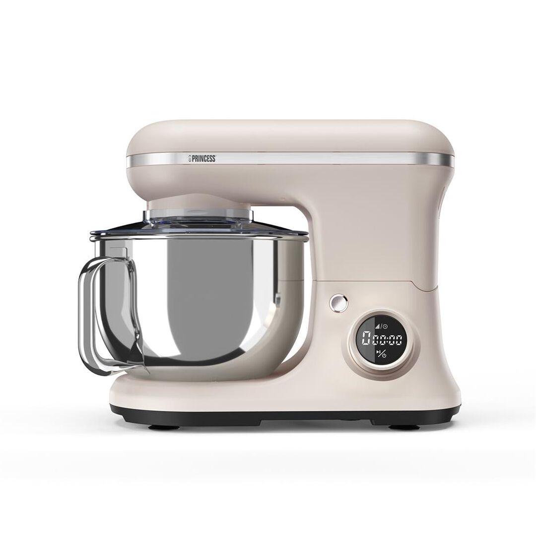 ¿Eres un verdadero entusiasta de la repostería? ¡Entonces la máquina de cocina y helados 2-en-1 de Princess es perfecta para ti! Amasa la masa para hacer pan fresco, mezcla la masa para los pasteles más deliciosos o coloca el bol para helados en tu batidora y crea el helado más sabroso en un instante. En resumen, este versátil electrodoméstico es tu compañero ideal en la cocina.