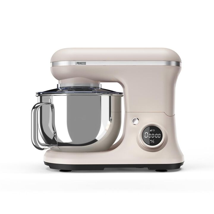 ¿Eres un verdadero entusiasta de la repostería? ¡Entonces la máquina de cocina y helados 2-en-1 de Princess es perfecta para ti! Amasa la masa para hacer pan fresco, mezcla la masa para los pasteles más deliciosos o coloca el bol para helados en tu batidora y crea el helado más sabroso en un instante. En resumen, este versátil electrodoméstico es tu compañero ideal en la cocina.