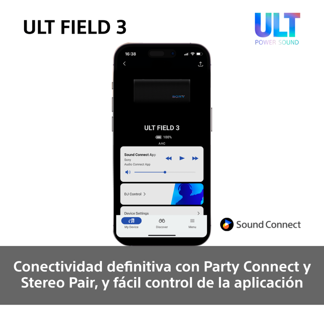 Altavoz port&aacute;til Bluetooth Ult Field 3