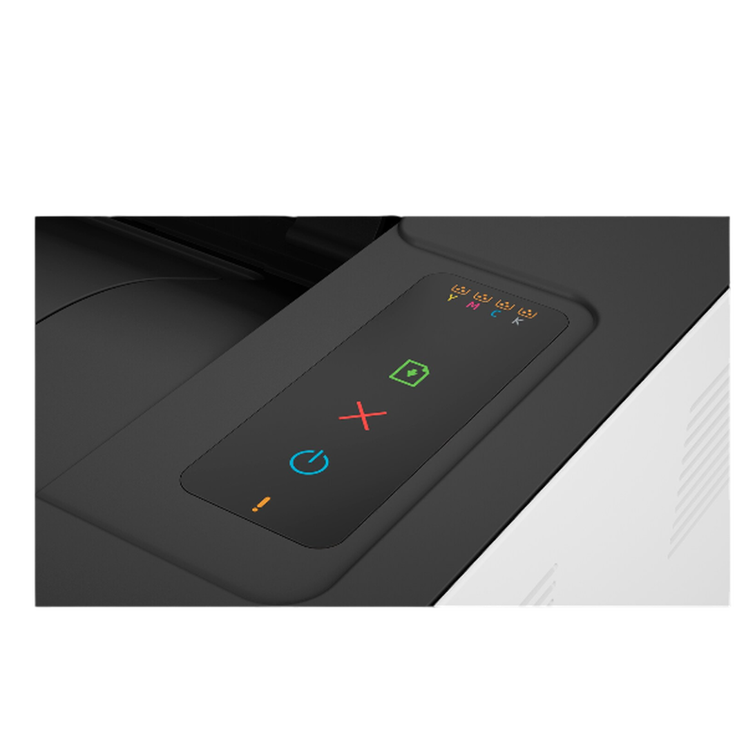 HP Color Laser 150nw a color más pequeña del mundo de su categoría. Imprime y obtén resultados en color de alta calidad, incluso desde tu teléfono.