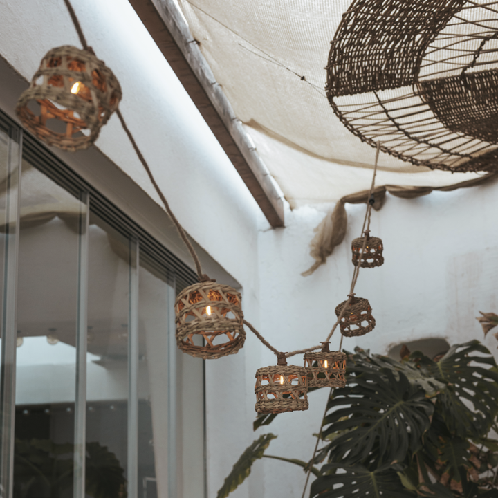 Guirnalda Alba Solar & Bater&iacute;a Luz c&aacute;lida