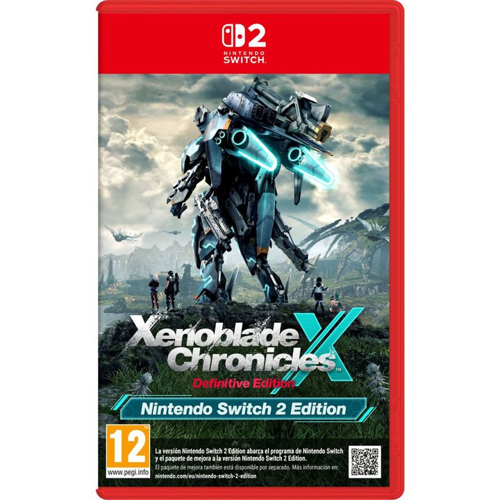 XENOBLADE CHRONICLES X DEFINITIVE EDITION NINTENDO SWITCH 2 EDITION JUEGO F&Iacute;SICO PARA SWITCH2 VERSI&Oacute;N ESPA&Ntilde;OLA GARANT&Iacute;A.

Vive una vasta aventura a lo largo y ancho de todo un planeta alien&iacute;gena, con emocionantes batallas y los robots tripulados gigantes llamados Skells en Xenoblade Chronicles X: Definitive Edition Nintendo Switch 2 Edition, para Nintendo Switch 2.

Ahora puedes disfrutar del juego con una resoluci&oacute;n de hasta 4K y una tasa de fotogramas m&aacute;s fluida de hasta 60 fps al jugar en modo televisor, y hasta 1080p y 60 fps en modo port&aacute;til.