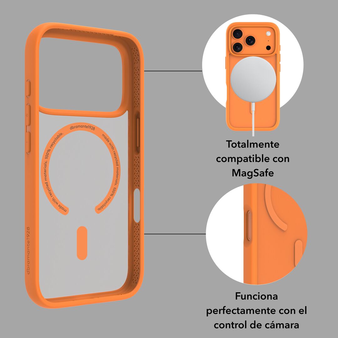 Funda iPhone 17Pro MS+PROTECTOR+PowerBank Wireless