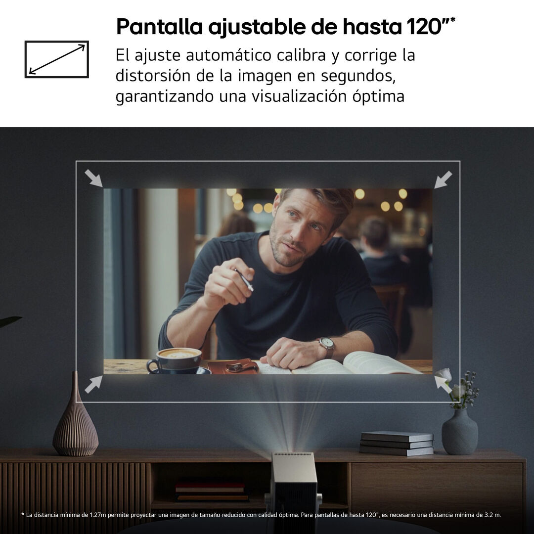 Proyector 4K 120 pulgadas PU600U