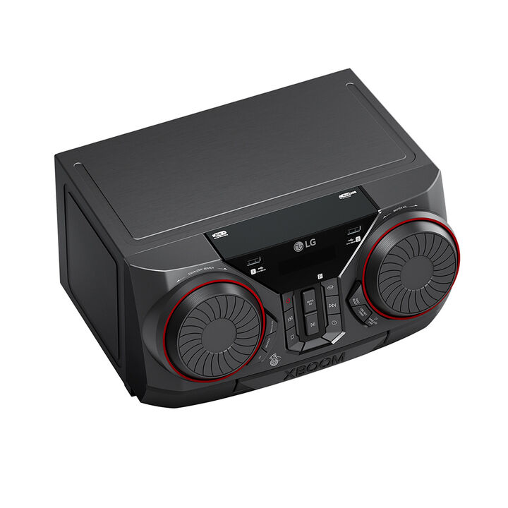 Altavoz LG XBOOM CK43N 300 W con USB, Bluetooth, Party Link y control giratorio.