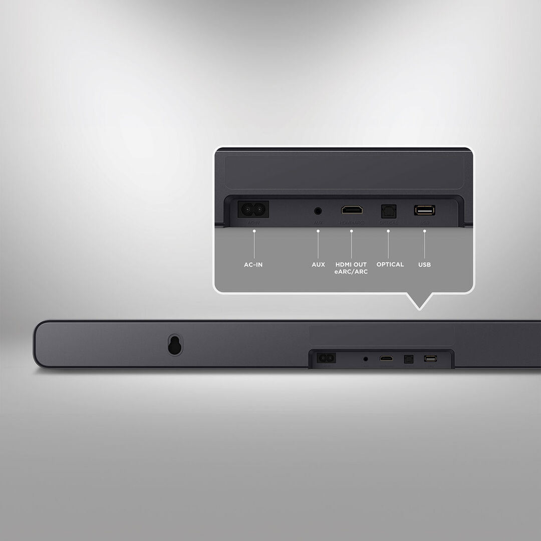 Barra de Sonido TCL S45HE Serie S45 Dolby Atmos – Experiencia Cinematográfica en Casa

Descubre un sonido envolvente y potente con la TCL S45HE, la barra de sonido diseñada para transformar tu experiencia audiovisual. Con tecnología Dolby Atmos y DTS Virtual:X, disfruta de un sonido 3D que llena cada rincón de la habitación, ideal para películas, series y videojuegos.

Su potencia máxima de 100W y sus 2 altavoces de amplia gama te garantizan diálogos claros y graves profundos, mientras que la función AI Sonic Adaptation ajusta automáticamente el sonido al entorno para una experiencia personalizada. Además, su procesamiento 5.1.4 virtual y el modo Dolby Surround Upmix crean un espacio sonoro envolvente sin necesidad de altavoces traseros adicionales.

Compatible con Apple AirPlay y con integración a la app TCL Home, puedes controlar tu barra desde tu smartphone de manera fácil y rápida. Su diseño elegante en titanio oscuro, pantalla LED y 5 teclas táctiles se integra perfectamente a tu sala, mientras que su montaje en pared permite un ajuste versátil y moderno.

Conectividad práctica mediante HDMI CEC, Bluetooth 5.2 y USB multimedia (MP3, WAV, FLAC, WMA), encendido rápido y apagado automático, la TCL S45HE combina tecnología, comodidad y estilo para ofrecerte un cine en casa sin complicaciones.

Incluye: manual multilingüe, cable de alimentación desmontable de 1,5 m y kit de montaje en pared.