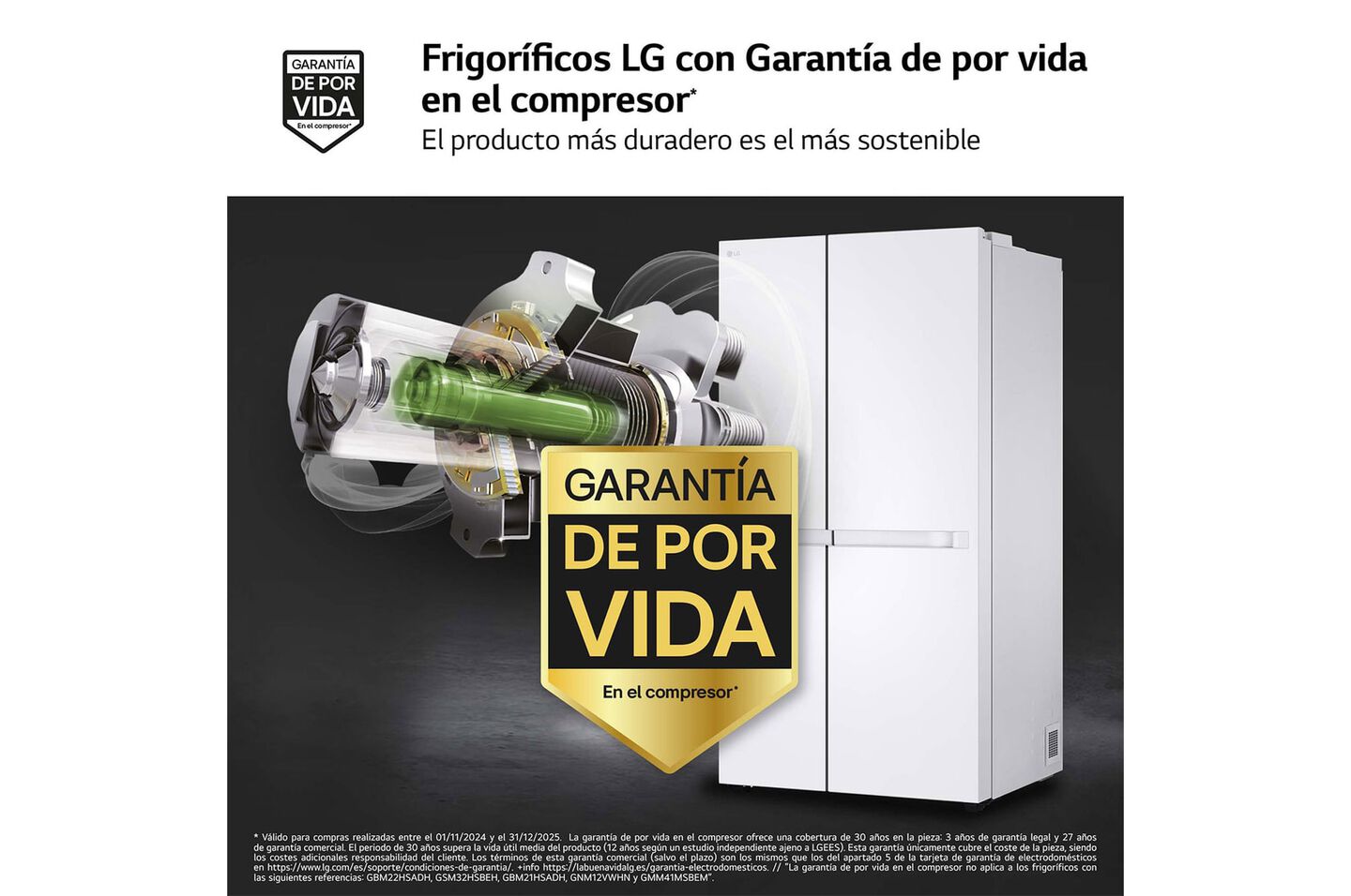 Frigor&iacute;fico Side by Side 664 L blanco, No Frost, LINEAR Cooling, Smart Diagnosis.