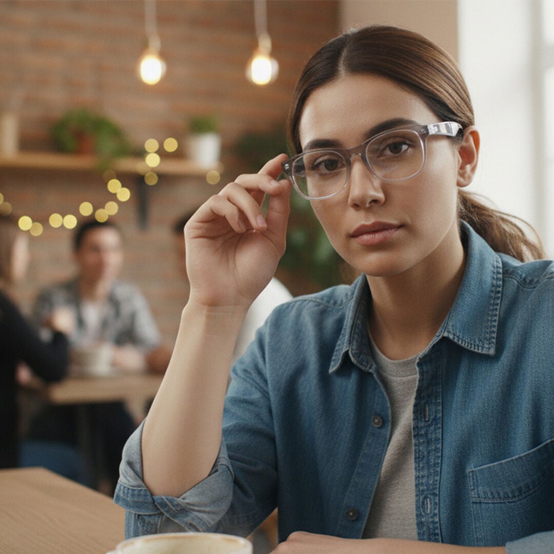 Gafas con IA IRIS Black-Transparent