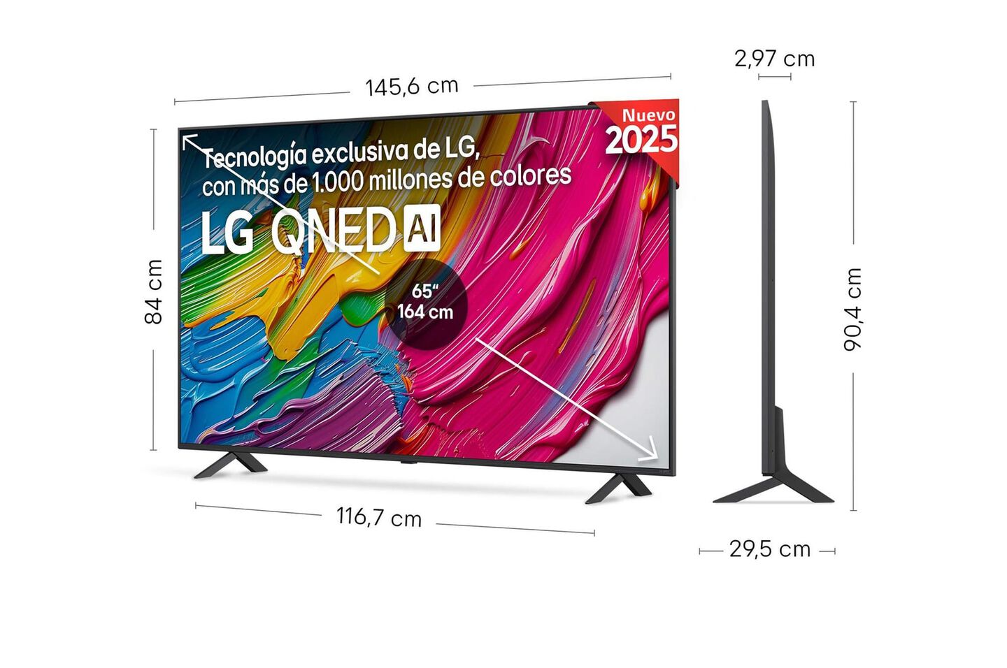 Smart TV LG QNED AI QNED80 65 pulgadas 4K 2025