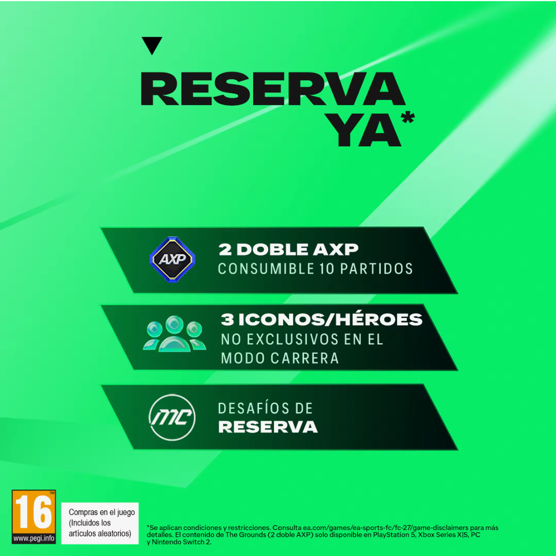 PREVENTA Videojuego EA Sports FC27 PS4