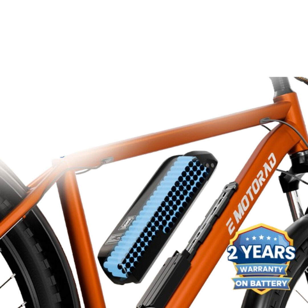 Bicicleta el&eacute;ctrica monta&ntilde;a 27,5" T-Rex ProNaranja