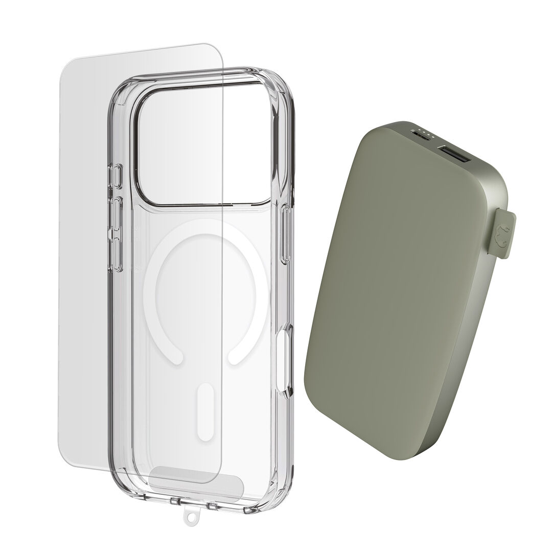 Pack Powerbank+Funda+Protector iPhone 17 Pro Max
