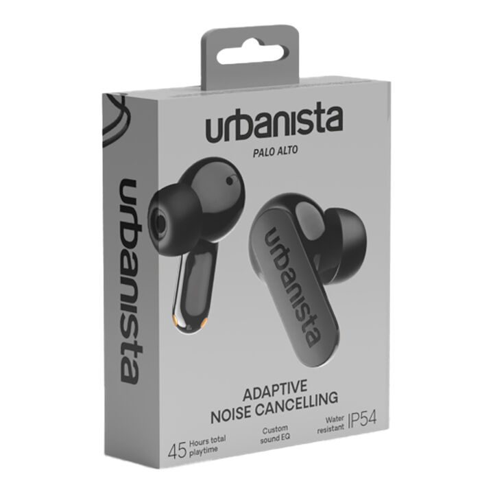 Los auriculares de Urbanista Palo Alto ofrecen una experiencia de sonido potente y din&aacute;mica que puedes disfrutar c&oacute;modamente durante horas gracias al ajuste personalizable que proporcionan las almohadillas de silicona, complementado por los micr&oacute;fonos reductores de ruido que proporcionan una calidad de llamada impecable en cualquier entorno.