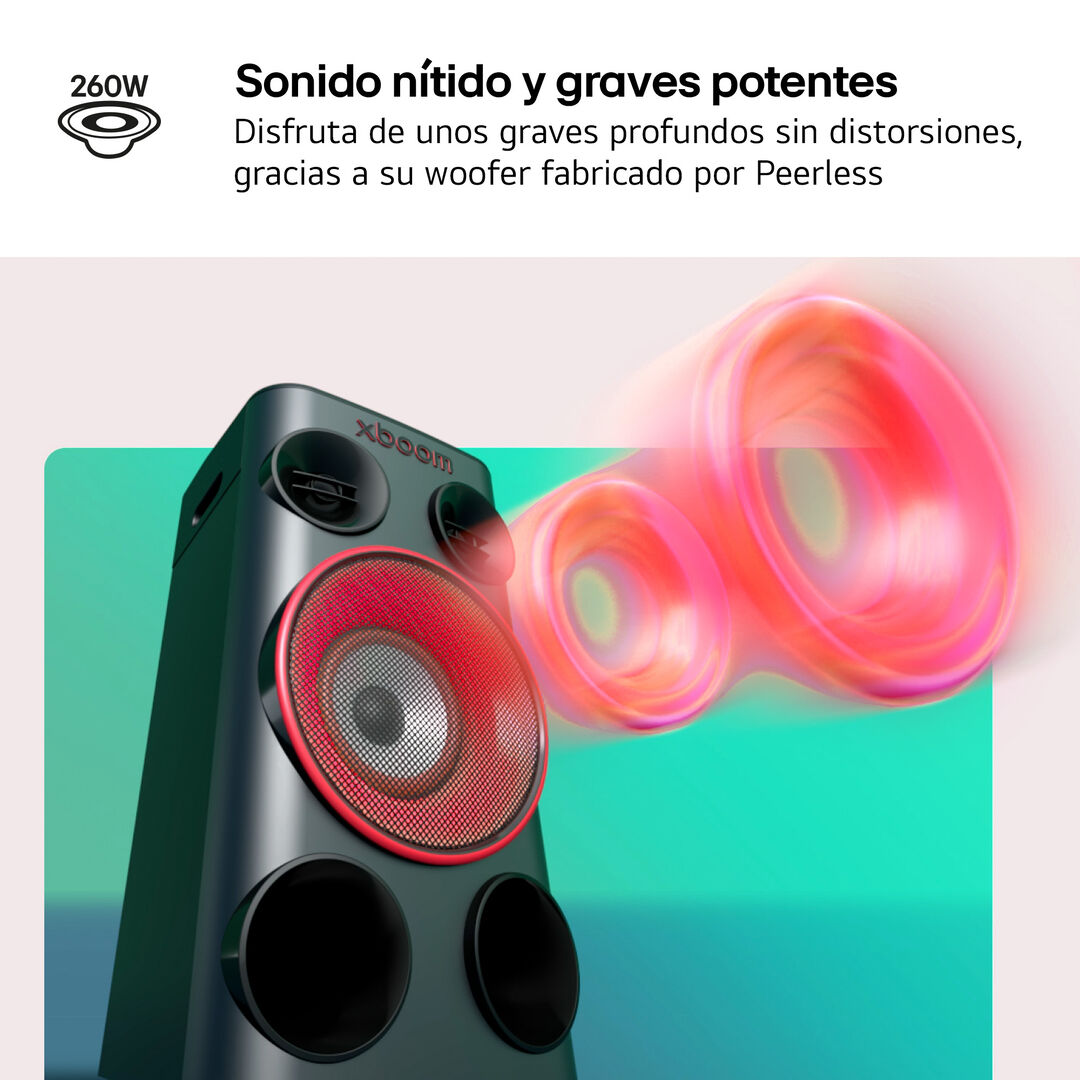 Altavoz Bluetooth 260W 2.1ch POWER5000