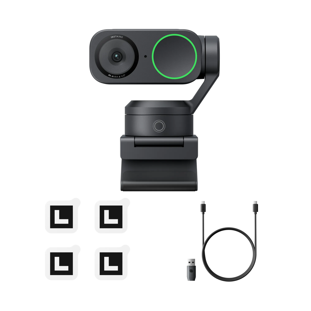 La Insta360 Link 2 es una webcam de última generación diseñada para llevar tus videollamadas, streams y creación de contenido a un nivel profesional. Incorpora tecnología avanzada para ofrecer una calidad de imagen excepcional, seguimiento inteligente y audio cristalino.