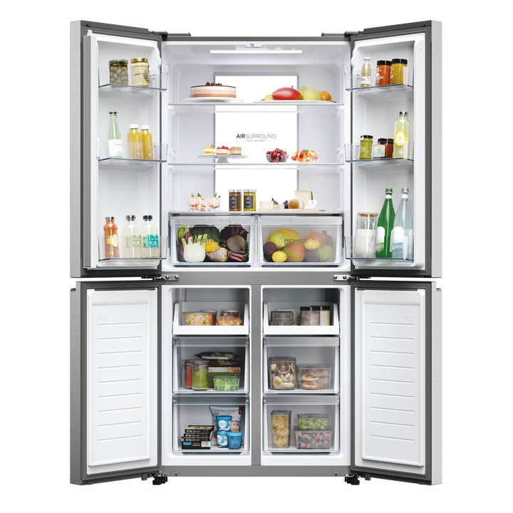 ESPACIO, ORGANIZACI&Oacute;N Y TECNOLOG&Iacute;A AVANZADA PARA TU COCINA.

Este frigor&iacute;fico multidoor de 4 puertas y libre instalaci&oacute;n, combina gran capacidad y conservaci&oacute;n eficiente para mantener tus alimentos en &oacute;ptimas condiciones durante m&aacute;s tiempo. Su dise&ntilde;o y su distribuci&oacute;n interior facilitan la organizaci&oacute;n diaria, mientras que su tecnolog&iacute;a avanzada optimiza el rendimiento energ&eacute;tico y la frescura.