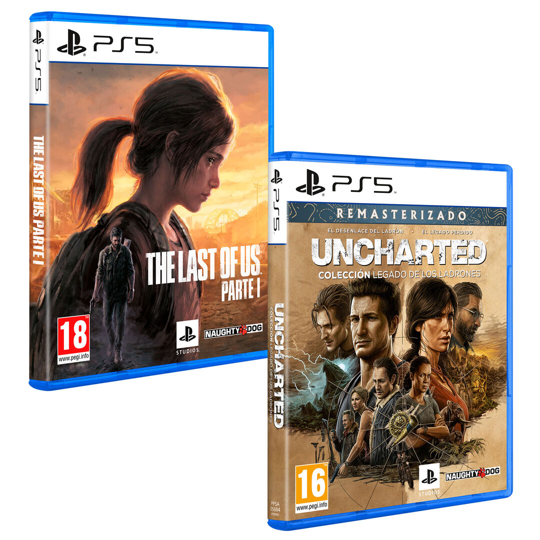 Pack The Last of Us Part I+Uncharted Ladrones PS5