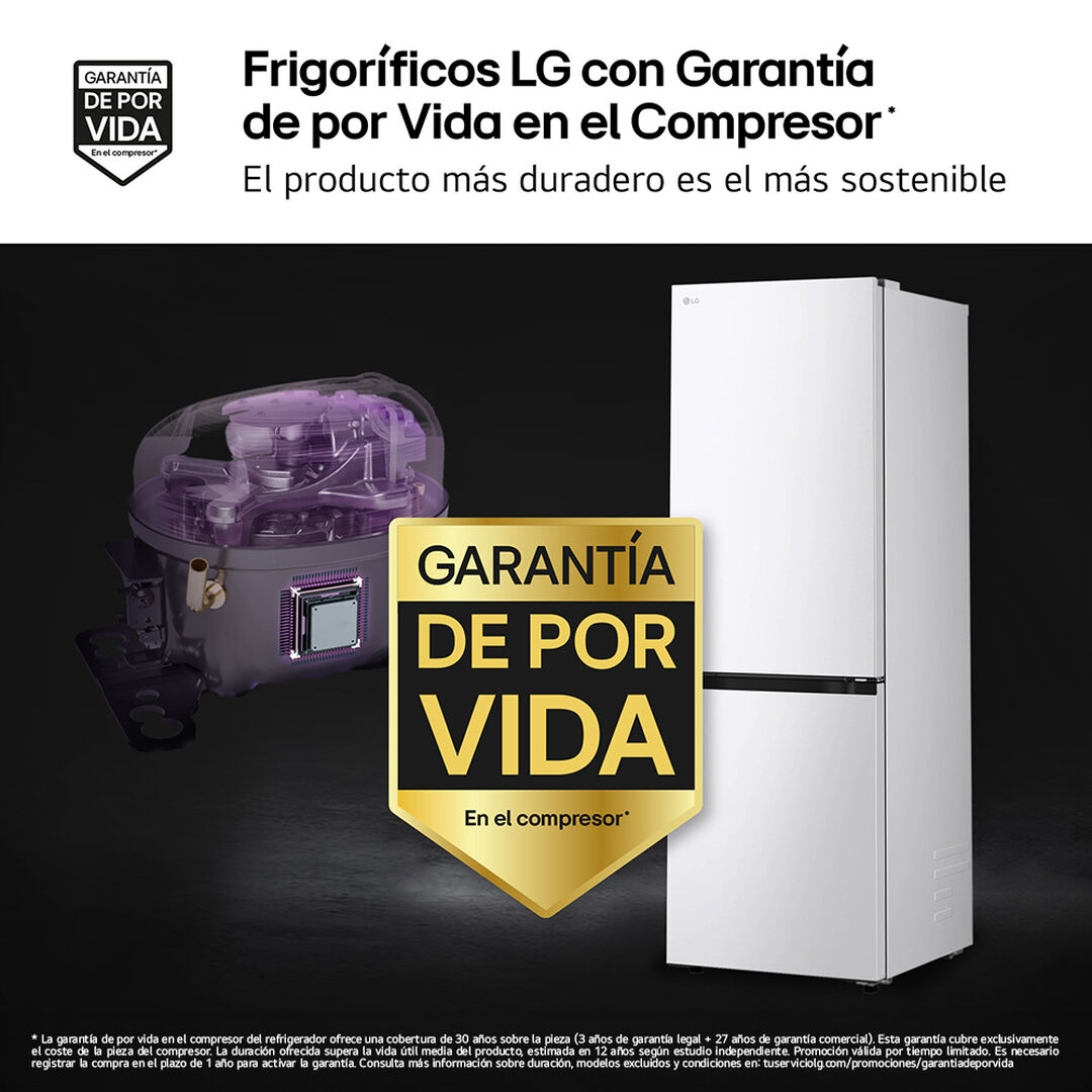 Frigor&iacute;fico Combi GBBSJ10ESW - 333L No Frost