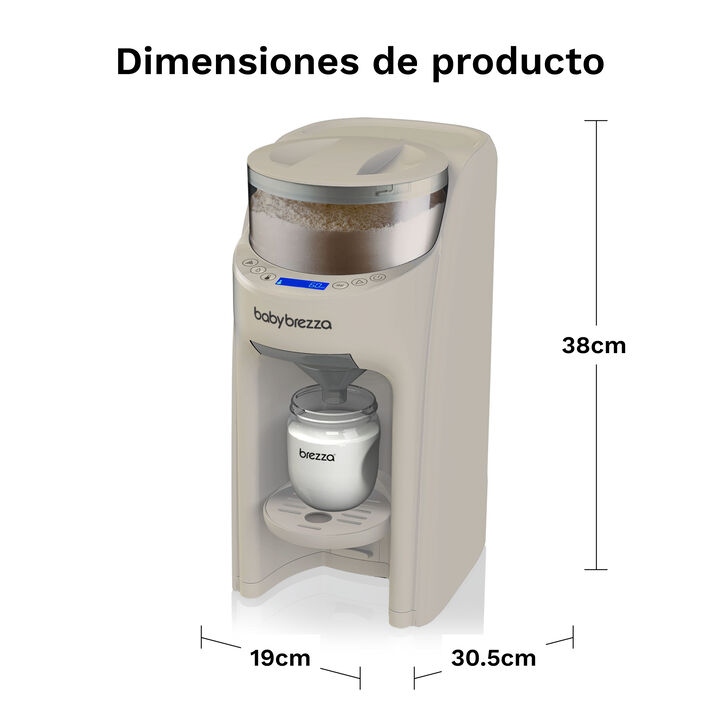Prepara biberones de f&oacute;rmula de forma autom&aacute;tica en segundos. El Formula Pro Advanced mezcla, calienta y dispensa la cantidad y temperatura seleccionadas con solo pulsar un bot&oacute;n. Permite preparar entre 60 y 300 ml, seleccionar 3 temperaturas y es compatible con pr&aacute;cticamente todas las marcas de f&oacute;rmula y tama&ntilde;os de biber&oacute;n. Cuenta con dep&oacute;sito de f&oacute;rmula herm&eacute;tico de hasta 700 g, dep&oacute;sito de agua de 1,5 litros y sistema de programaci&oacute;n con memoria. Libre de BPA.