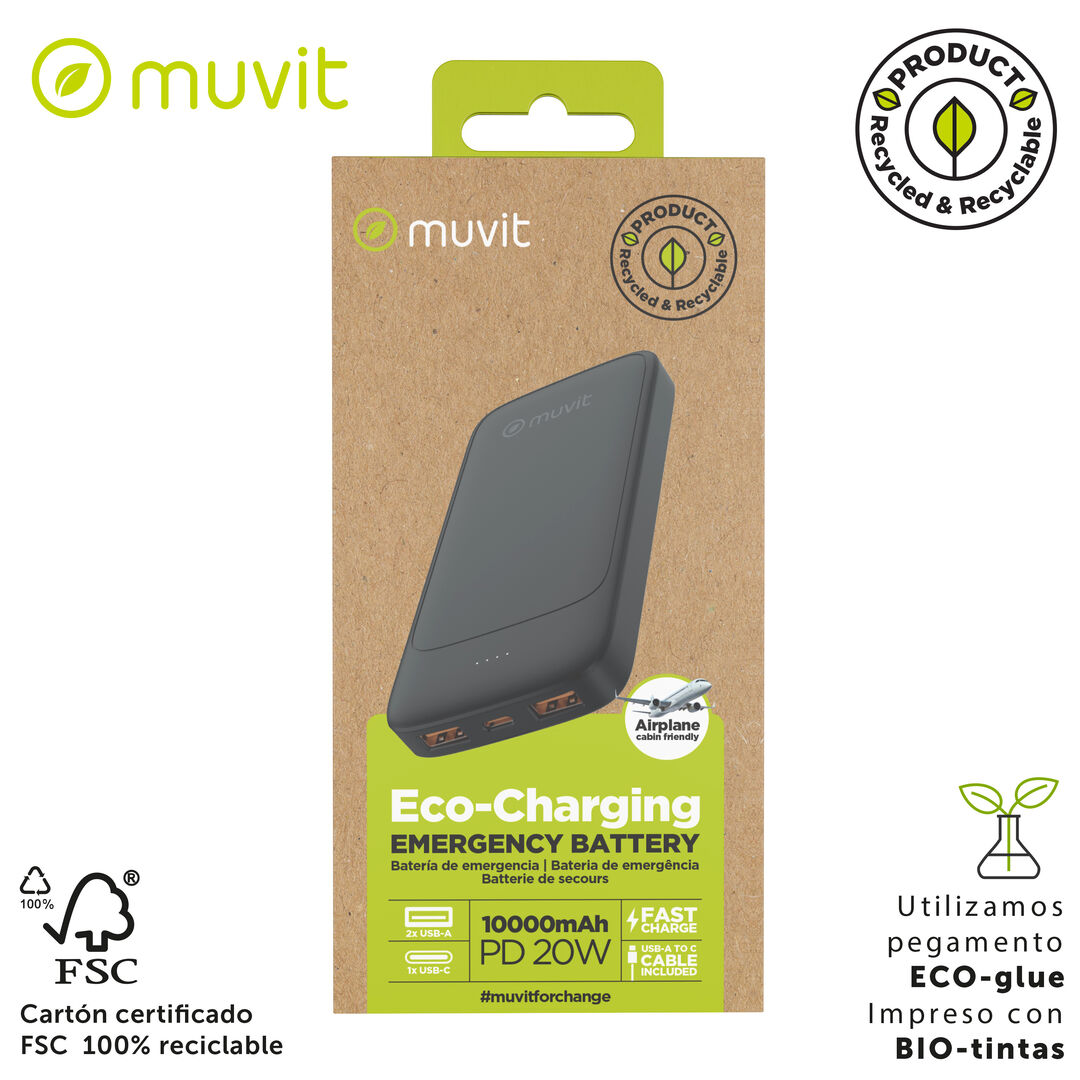 Power bank 10000mAh 2 USB