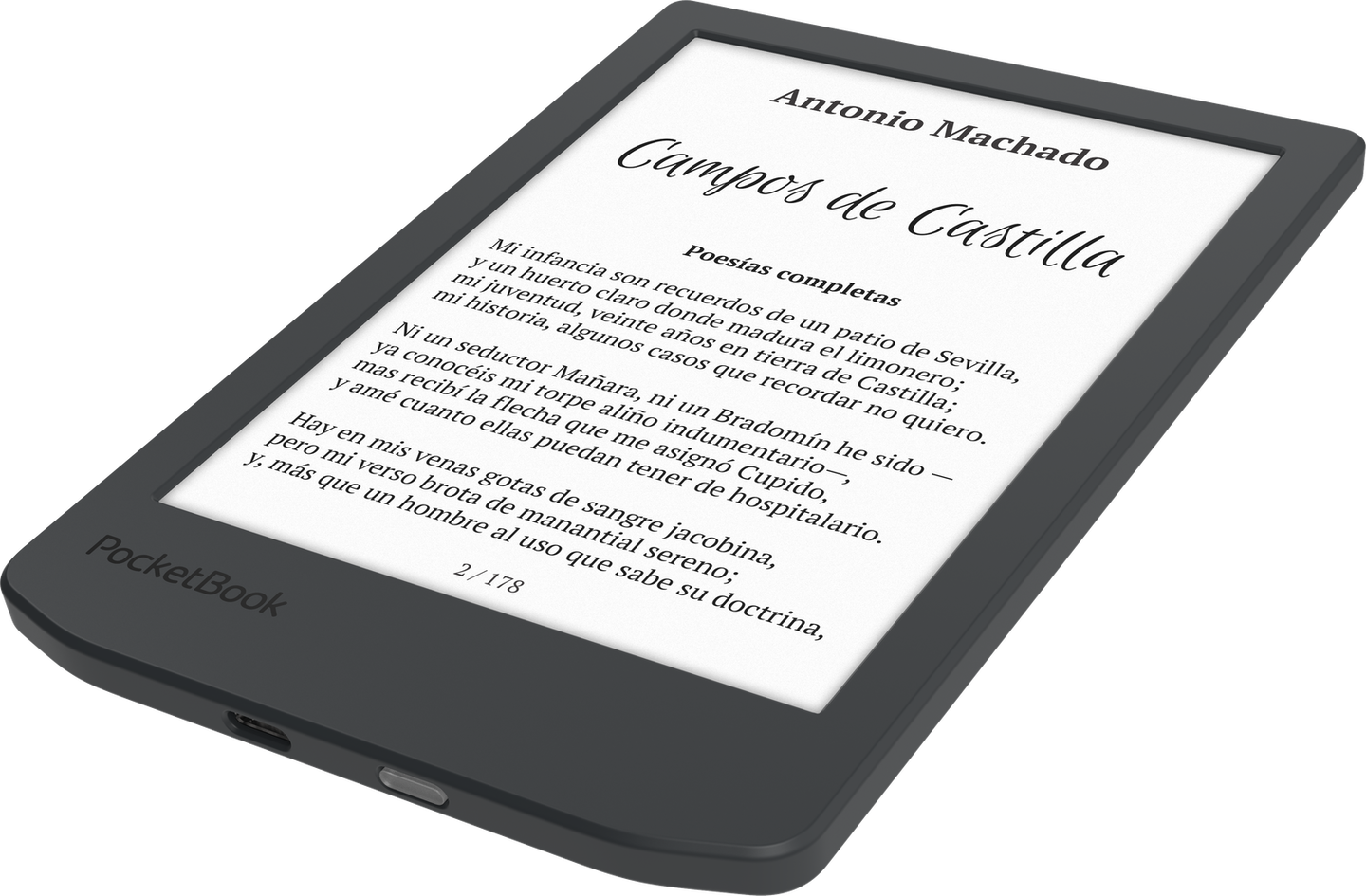 Ebook Verse Lite Midnight Grey