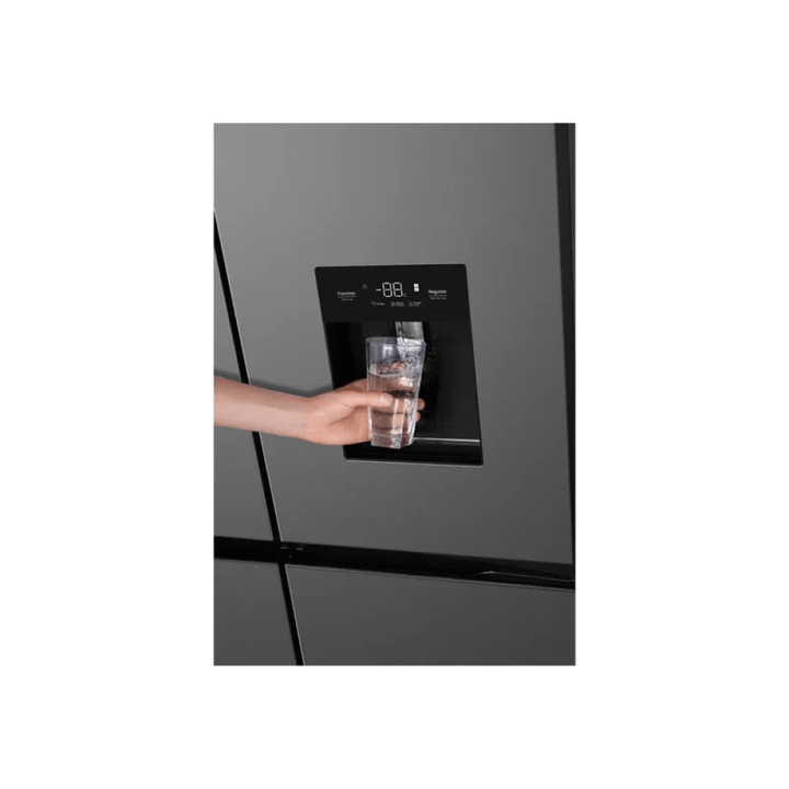 Frigor&iacute;fico Side By Side 186x83,3 4 Puertas No Frost TCL RP466CSE1 Clase E Dark Inox