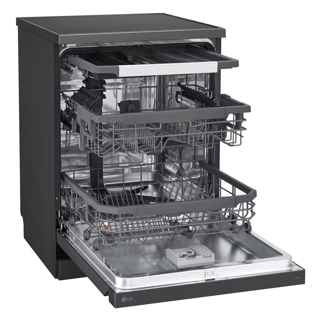 Lavavajillas 14 servicios con vapor, QuadWash, autosecado y conectividad Wi-Fi.